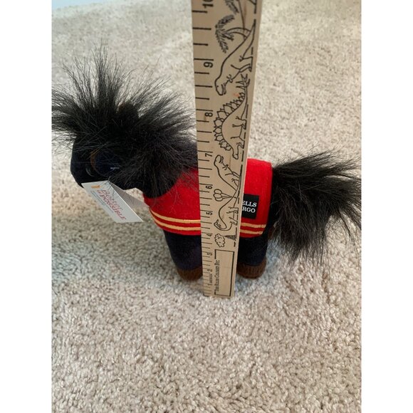 Wells Fargo Plush Horse With Red Jacket - 10" Tall Collectible Plush With Tag - Picture 3 of 9